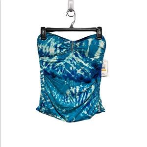 Calvin Klein Tie Dye Tankini Top - Small